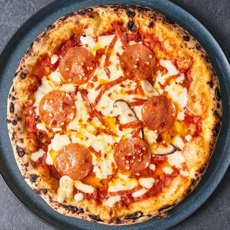 제주 페를로의 화덕 피자 디아볼라 페퍼로니