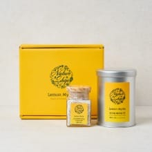 [선물세트] 호주산 레몬머틀로 만든 무카페인 티백/허브소금