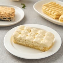 연두부와 마스카포네 치즈로 만든 두부크림케이크